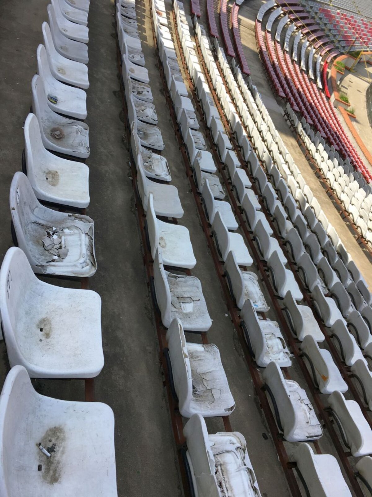 GALERIE FOTO Imagini dezolante din Ștefan cel Mare: "Pe stadion sunt păsări moarte, sticle pisate și blugi aruncați"