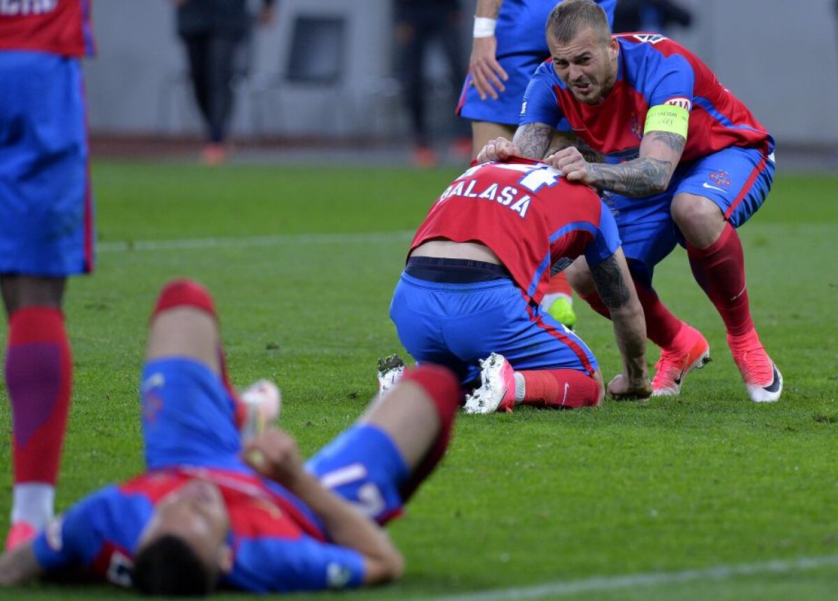 GALERIE FOTO Ce nu s-a văzut la TV » Cum au reacţionat FCSB-iștii după semieşecul cu Viitorul 