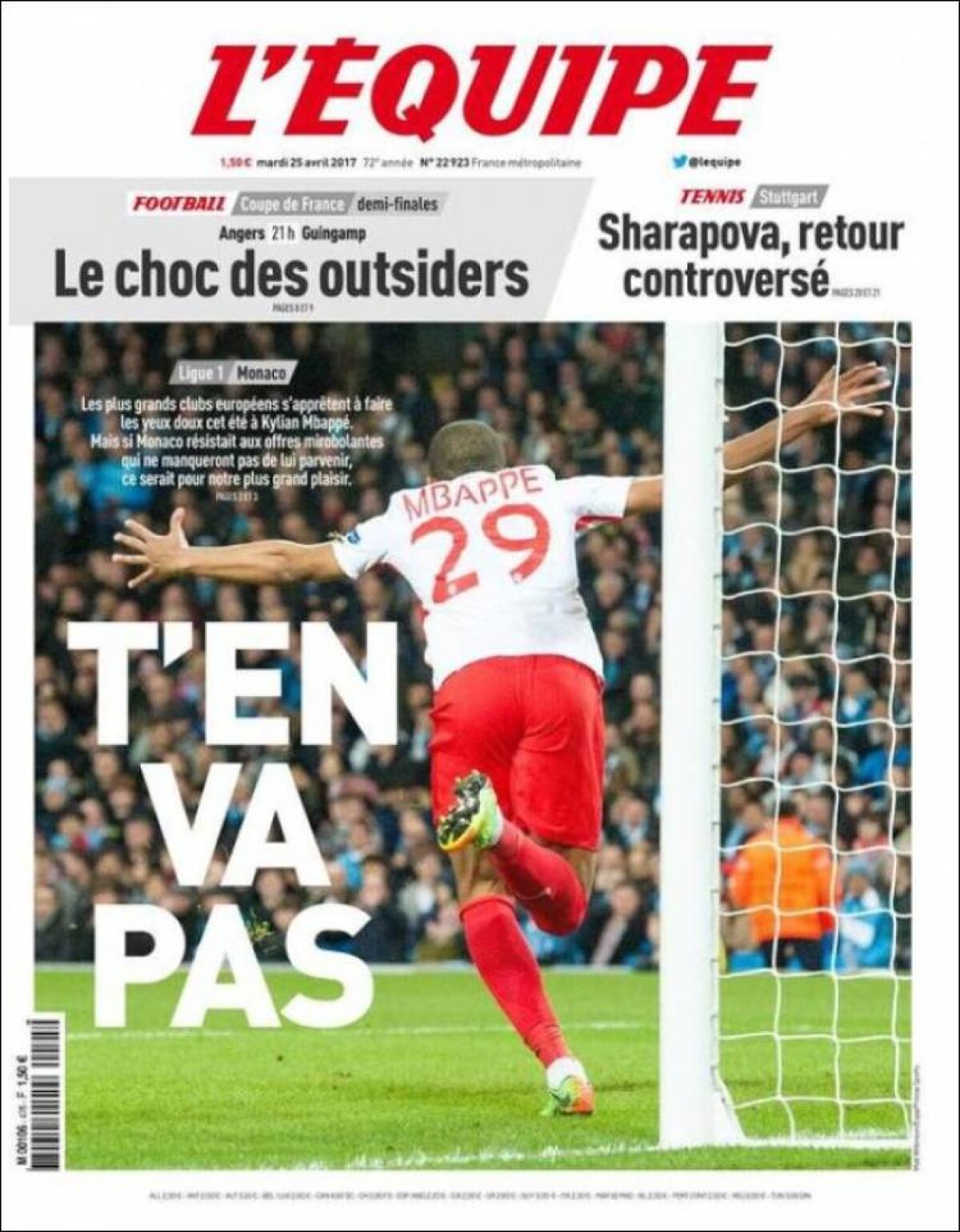 Ce scriu azi ziarele de sport din lume (25 aprilie 2017)