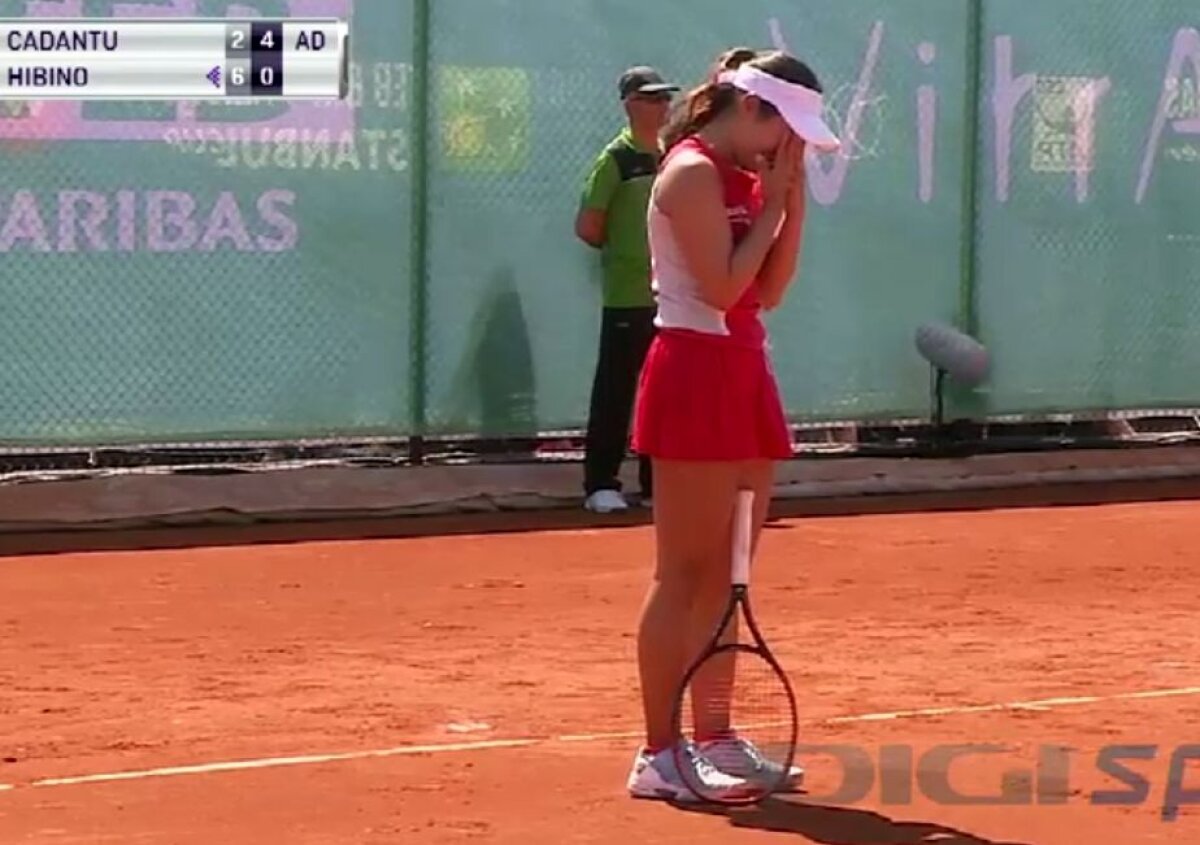 FOTO Alexandra Cadanțu s-a calificat în "optimi" la Istanbul și și-a făcut adversara să plângă