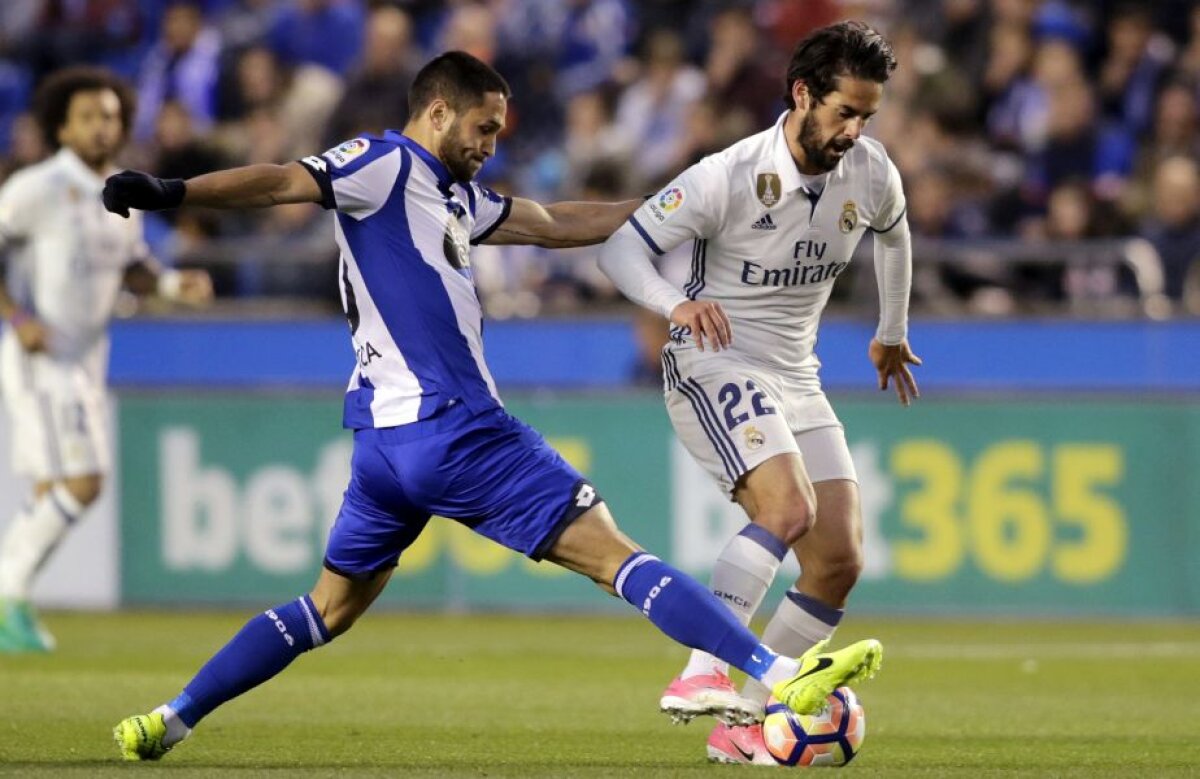 FOTO + VIDEO Fără Ronaldo și Bale, Real Madrid s-a dezlănțuit pe terenul lui Deportivo la Coruna » Florin Andone, gol și pasă de gol 