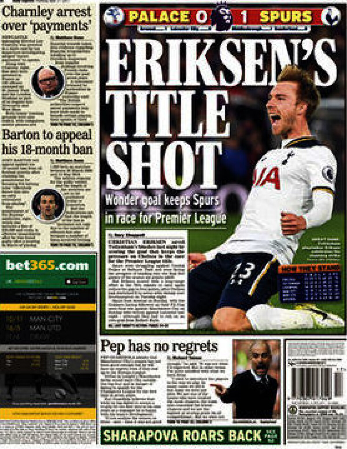 Ce scriu azi ziarele de sport din lume (27 aprilie 2017)