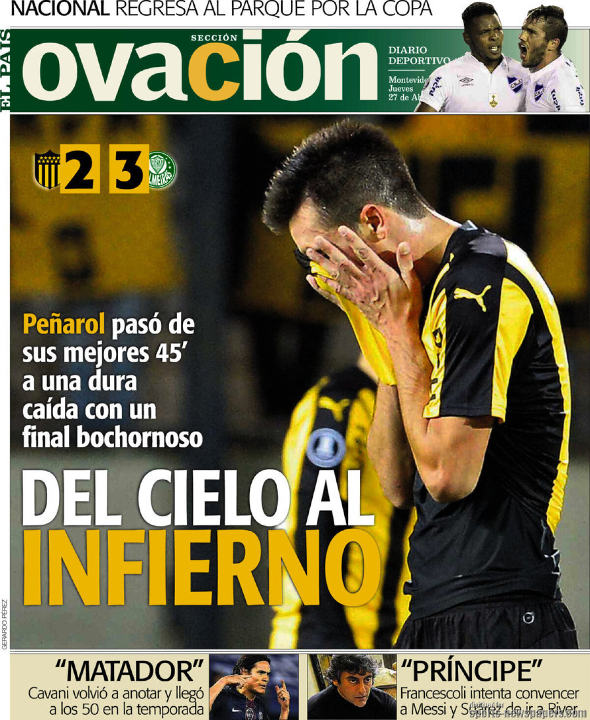 Ce scriu azi ziarele de sport din lume (27 aprilie 2017)