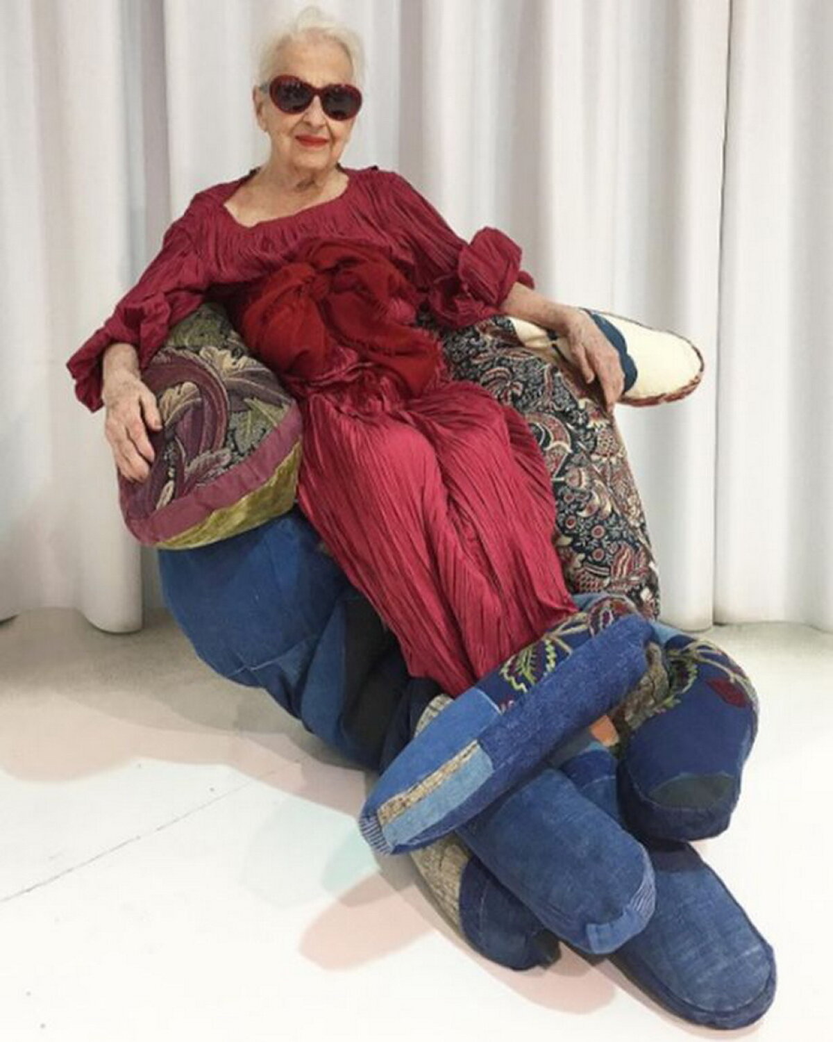 GALERIE FOTO O bătrână de 95 de ani a devenit cea mai recentă senzaţie a modei