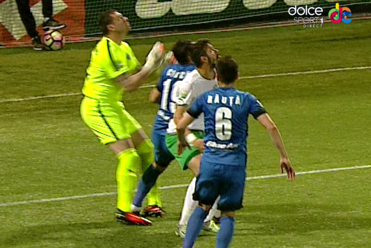 FOTO Accidentare oribilă pentru portarul lui Poli Iași