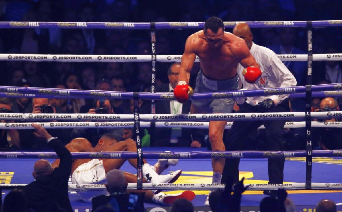 VIDEO+FOTO ”Ciocanul de Oțel” spulberat pe Wembley! Anthony Joshua l-a trimis la pensie pe Vladimir Kliciko în fața a 90.000 de fani! 3 KO-uri uluitoare + prima reacție: ”Unde ești, Tyson Fury?"