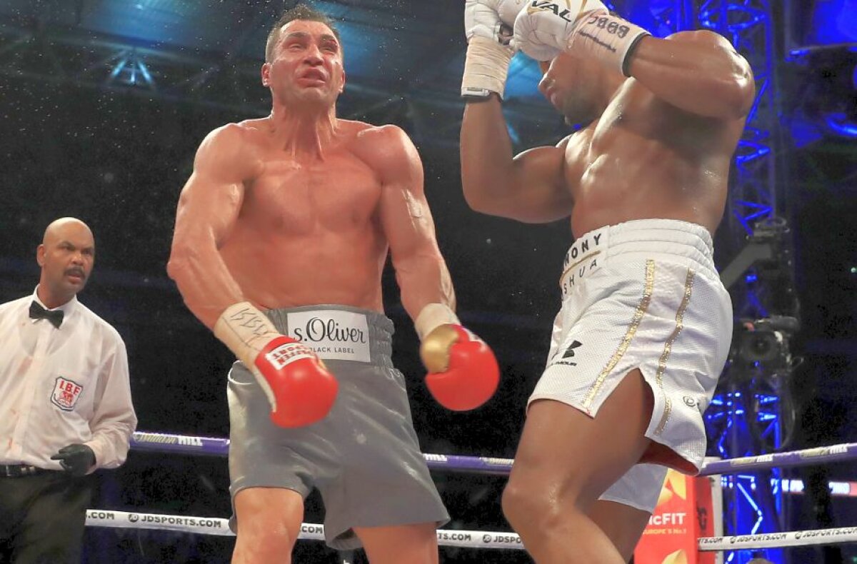 VIDEO + FOTO Lovitura devastatoare care l-a terminat pe Kliciko » Cum se vede în slow-motion upercutul lui Joshua