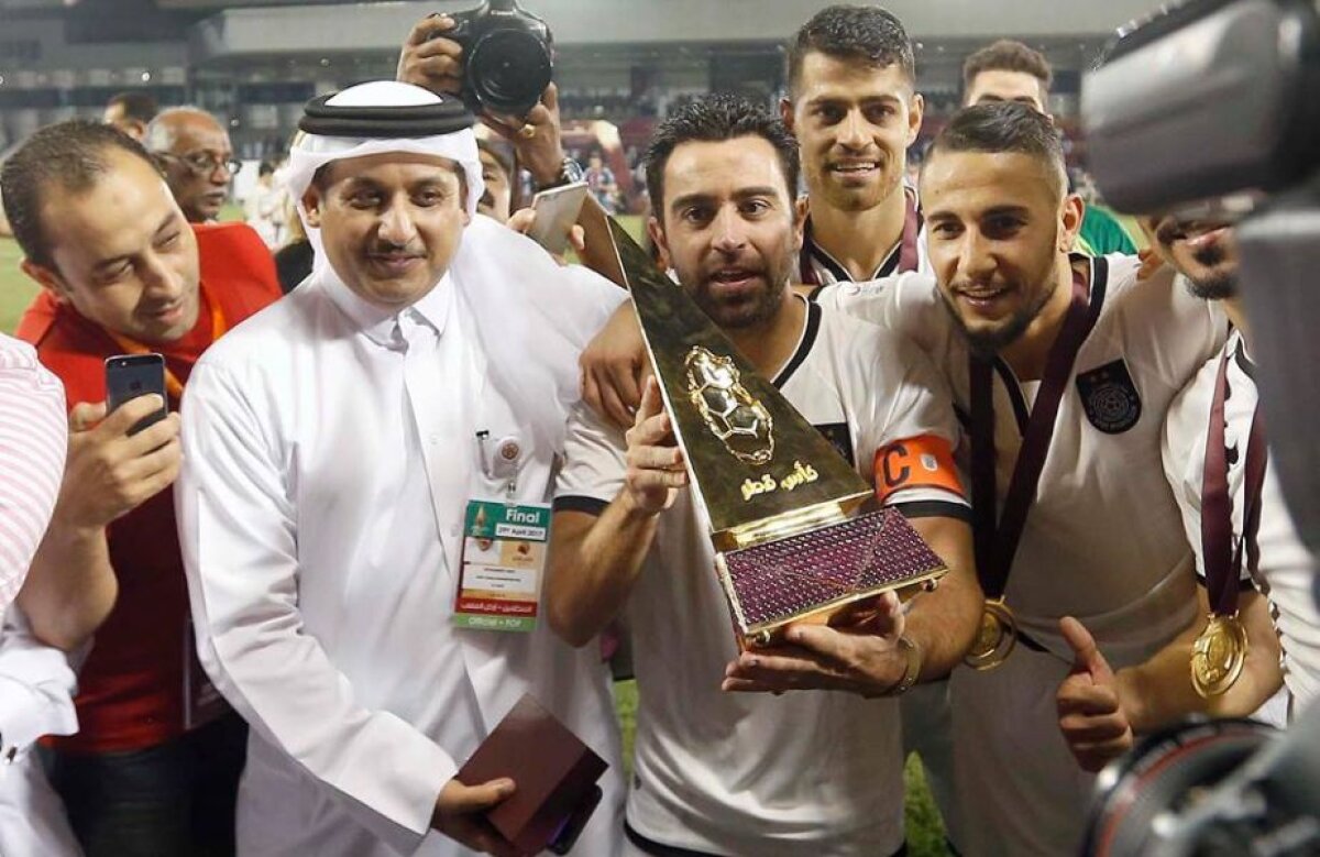 GALERIE FOTO » Xavi Hernandez a câștigat primul sau trofeu în Qatar » Contribuție importantă a lui Hamroun în finala Cupei