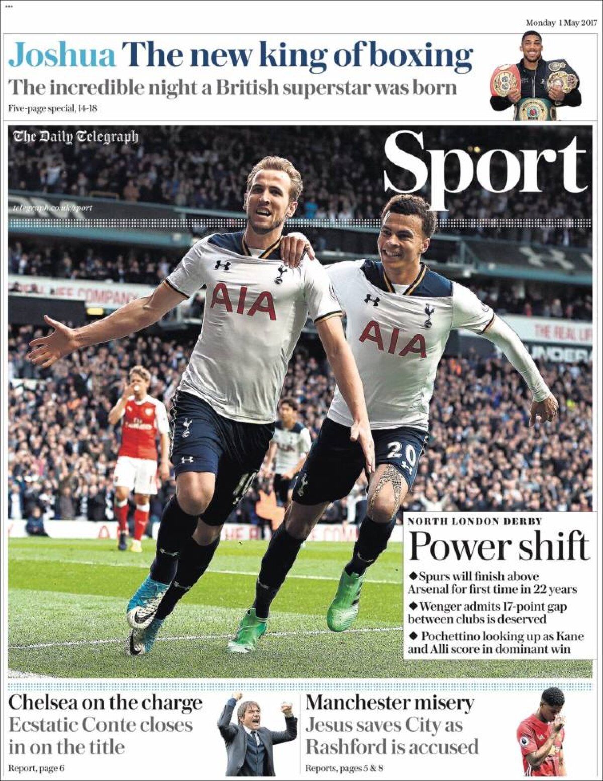 Ce scriu azi ziarele de sport din lume (1 mai 2017)