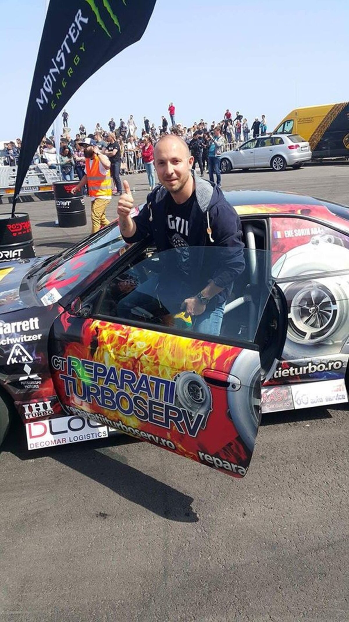 GALERIE FOTO + VIDEO Drift la malul mării » Reporterul GSP a trăit pe propria piele emoțiile pe care le are un pilot în timpul competiției