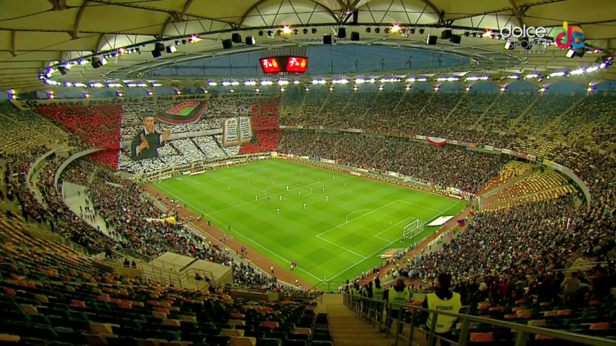 VIDEO+FOTO Rivalitate în peluze la Derby de România! Ambele galerii au impresionat: Dinamo, coregrafie 3D, FCSB, ironii la adresa rivalilor