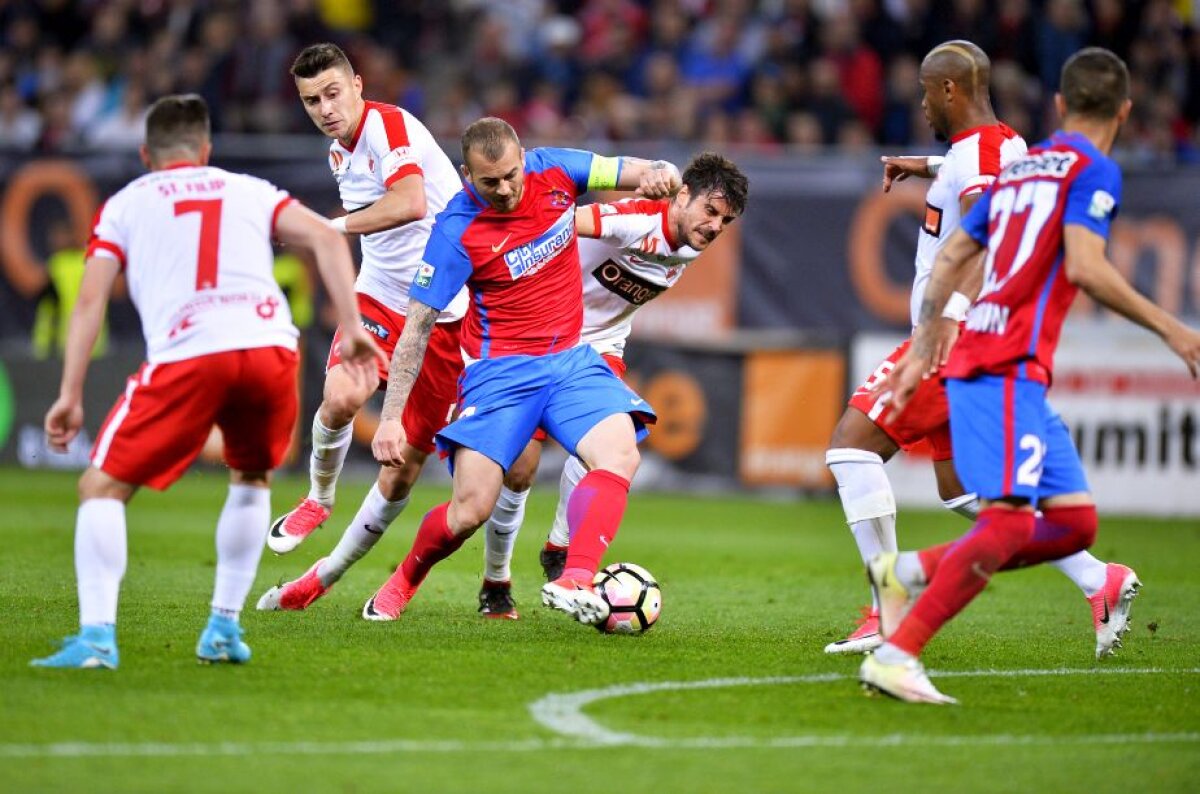 VIDEO+FOTO Se încinge campionatul! Dinamo învinge FCSB, 2-1, și e mai aproape ca niciodată de titlu în acest sezon!