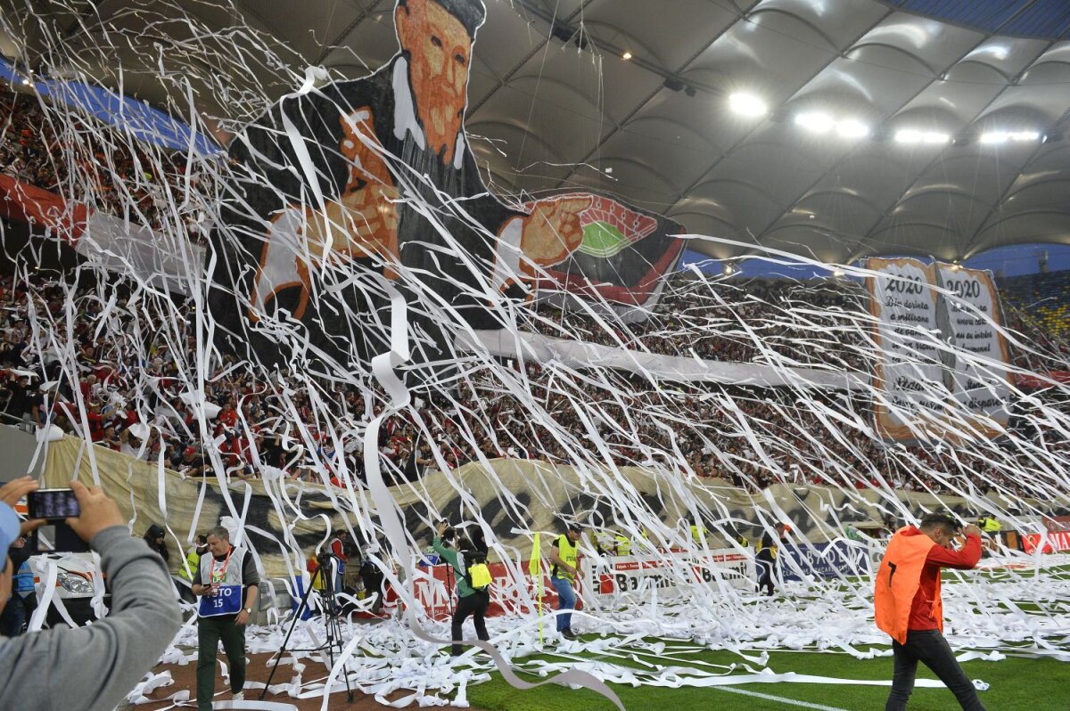 FOTO Tribune ca în vremurile bune! Atmosferă incendiară la Derby de România