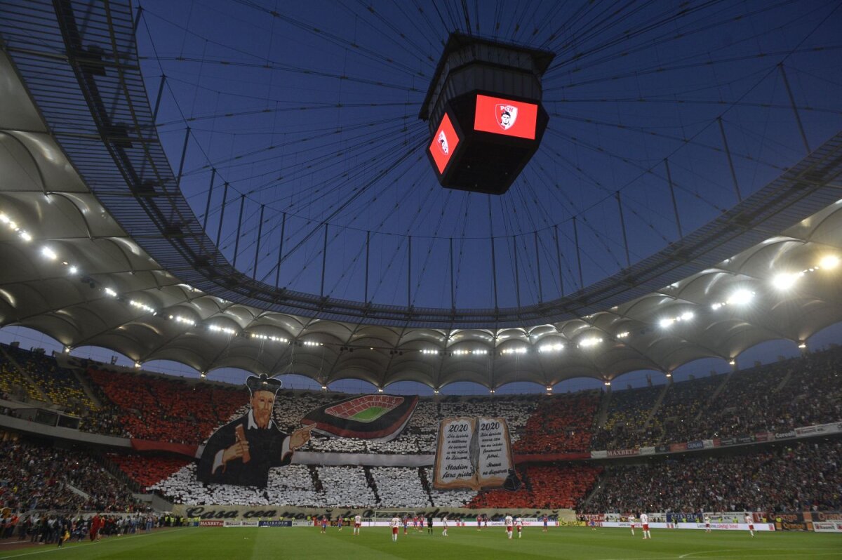 FOTO Tribune ca în vremurile bune! Atmosferă incendiară la Derby de România