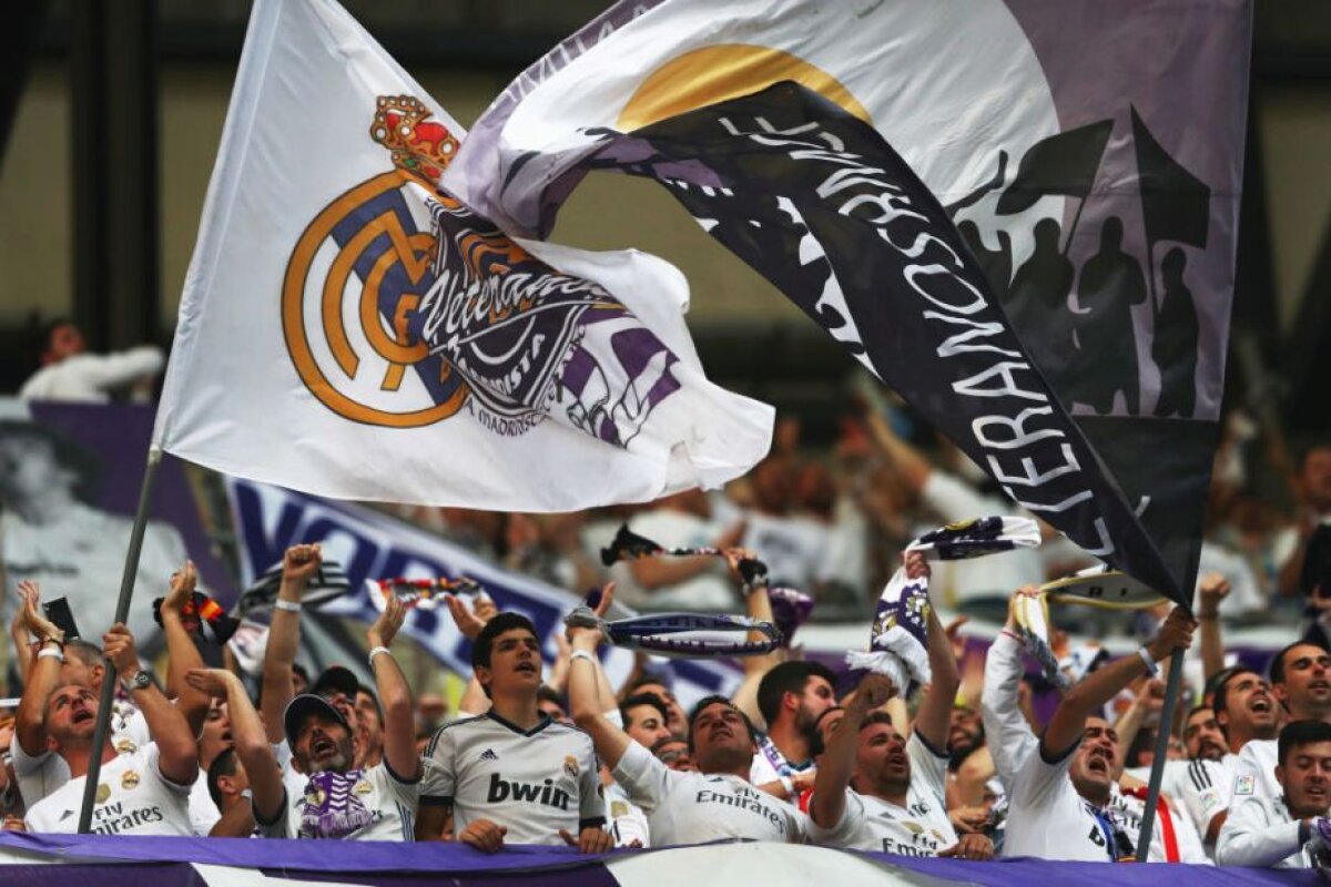 FOTO Coregrafie care a stârnit controverse înainte de Real Madrid - Atletico » Fanii oaspeților, revoltați 