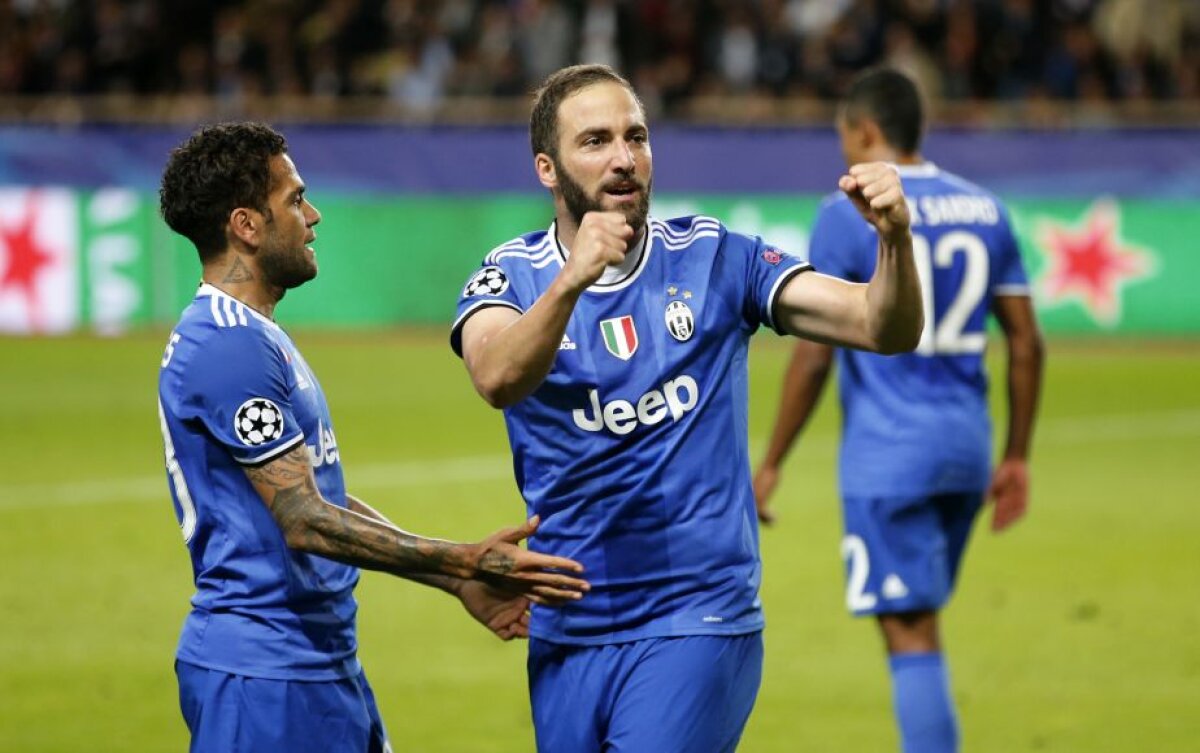 FOTO + VIDEO Killer instinct » Cu un Higuain în zi mare, Juventus o învinge pe Monaco și e 90% calificată în finală!  » La un pas de șocul Real - Juve