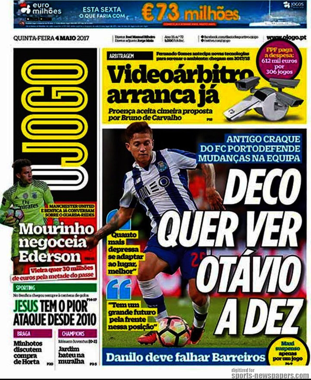 Ce scriu azi ziarele de sport din lume (4 mai 2017)