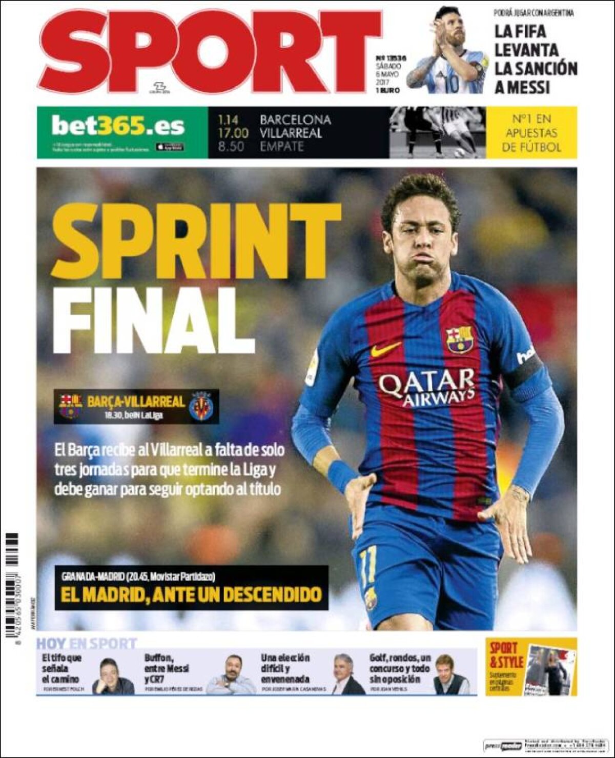 Ce scriu azi ziarele de sport din lume (6 mai 2017)