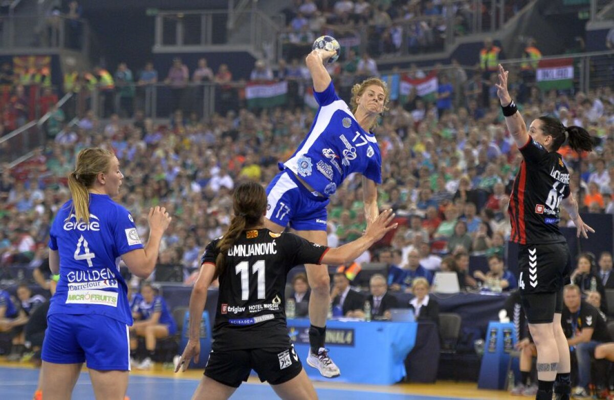 GALERIE FOTO Rătăcite pe teren » CSM pierde în semifinalele Ligii, cu Vardar, într-un meci în care nu a avut nicio șansă! Când e finala mică, împotriva lui Buducnost