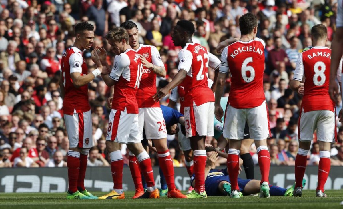 VIDEO + FOTO United a cedat pe Emirates cu Arsenal: prima înfrângere după 25 de meciuri pentru Mourinho! 