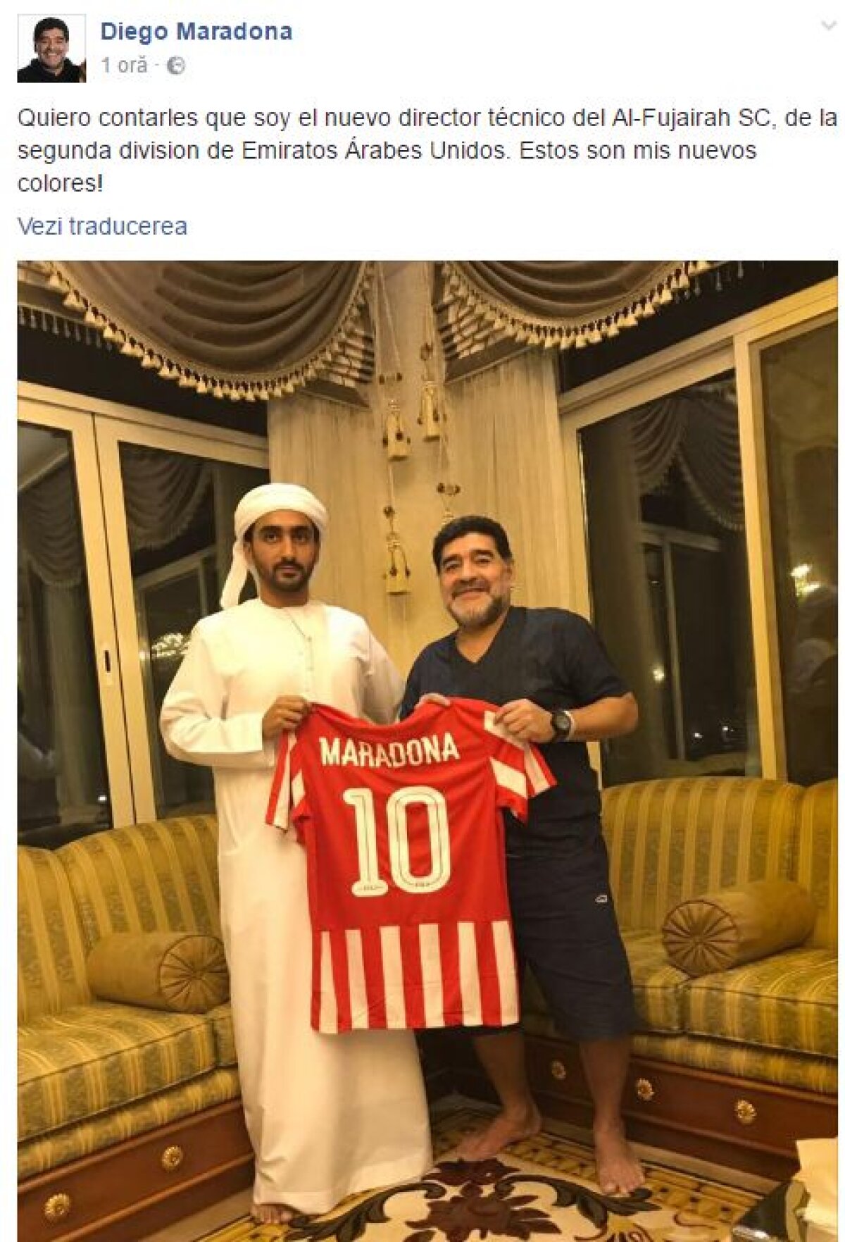 FOTO Nu e glumă: Maradona, noul antrenor al lui "Nilă" Costea! 