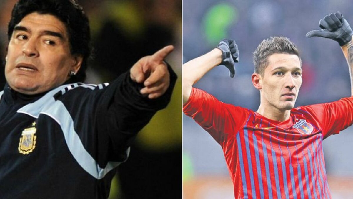 FOTO Nu e glumă: Maradona, noul antrenor al lui "Nilă" Costea! 