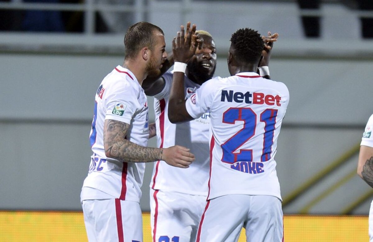 VIDEO+FOTO FCSB rezistă! Victorie cu Astra în deplasare, 1-0, iar totul se joacă în ultima rundă!