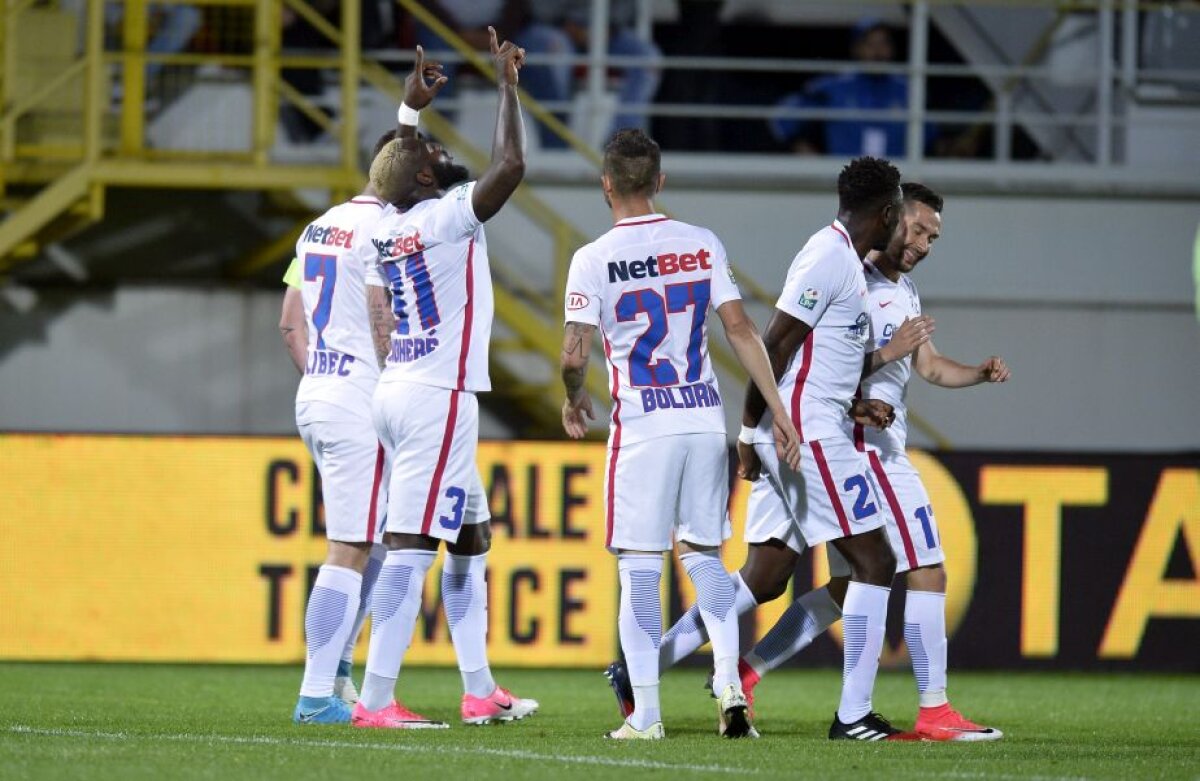 VIDEO+FOTO FCSB rezistă! Victorie cu Astra în deplasare, 1-0, iar totul se joacă în ultima rundă!