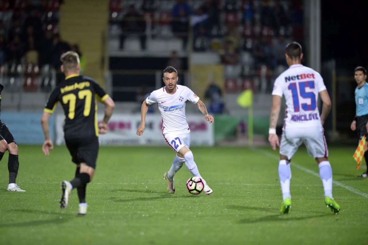 VIDEO+FOTO FCSB rezistă! Victorie cu Astra în deplasare, 1-0, iar totul se joacă în ultima rundă!