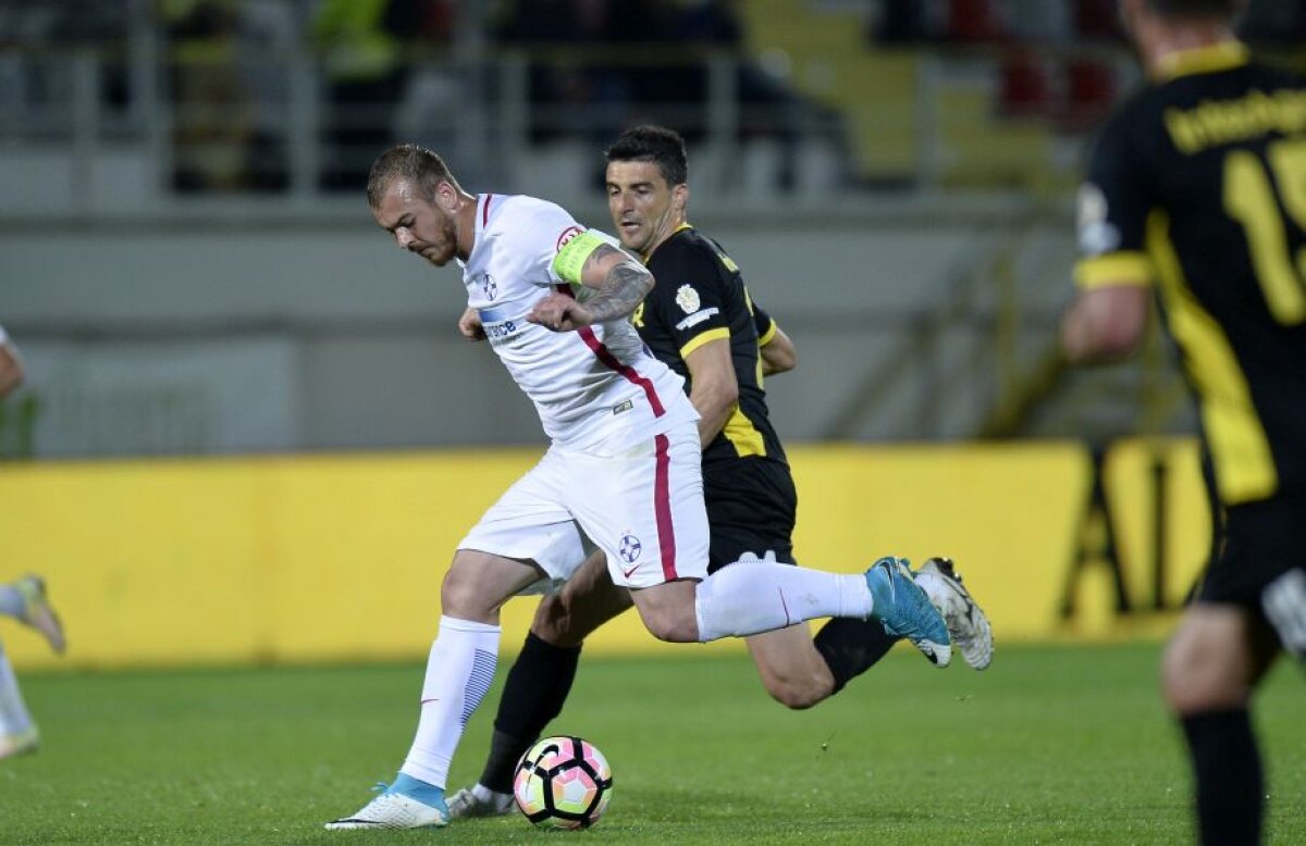 VIDEO+FOTO FCSB rezistă! Victorie cu Astra în deplasare, 1-0, iar totul se joacă în ultima rundă!