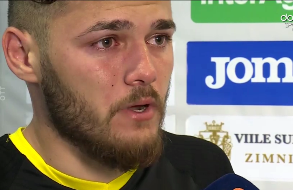 Imagini emoționante la Giurgiu » Ioniță II, distrus la finalul partidei cu FCSB: "Mi-aș fi dat cinci ani din viață, doar s-o fi încurcat pe Steaua"