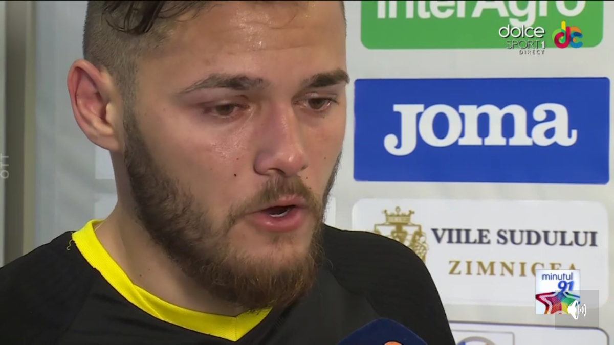 Imagini emoționante la Giurgiu » Ioniță II, distrus la finalul partidei cu FCSB: "Mi-aș fi dat cinci ani din viață, doar s-o fi încurcat pe Steaua"