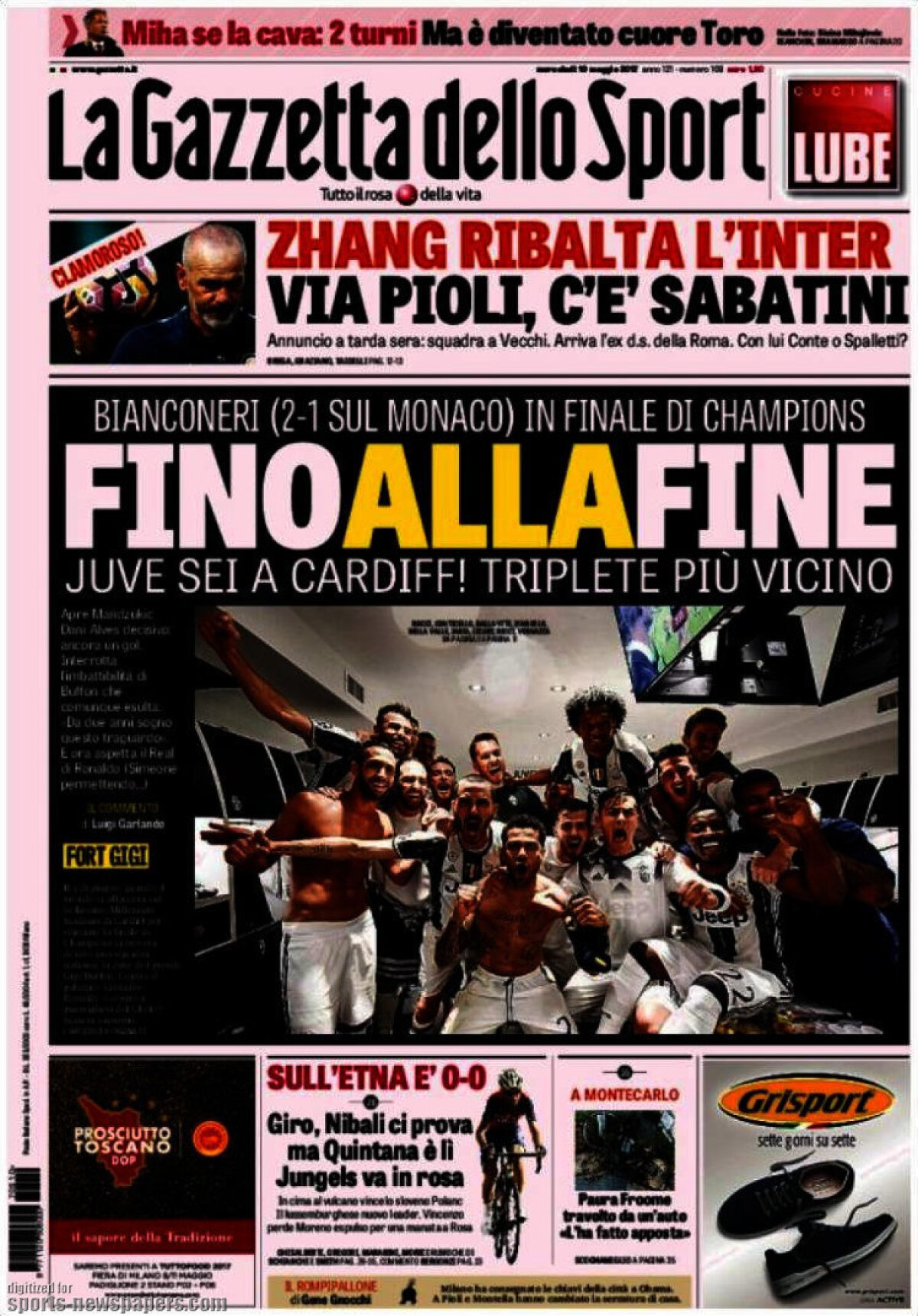 Ce scriu azi ziarele de sport din lume (10 mai 2017)