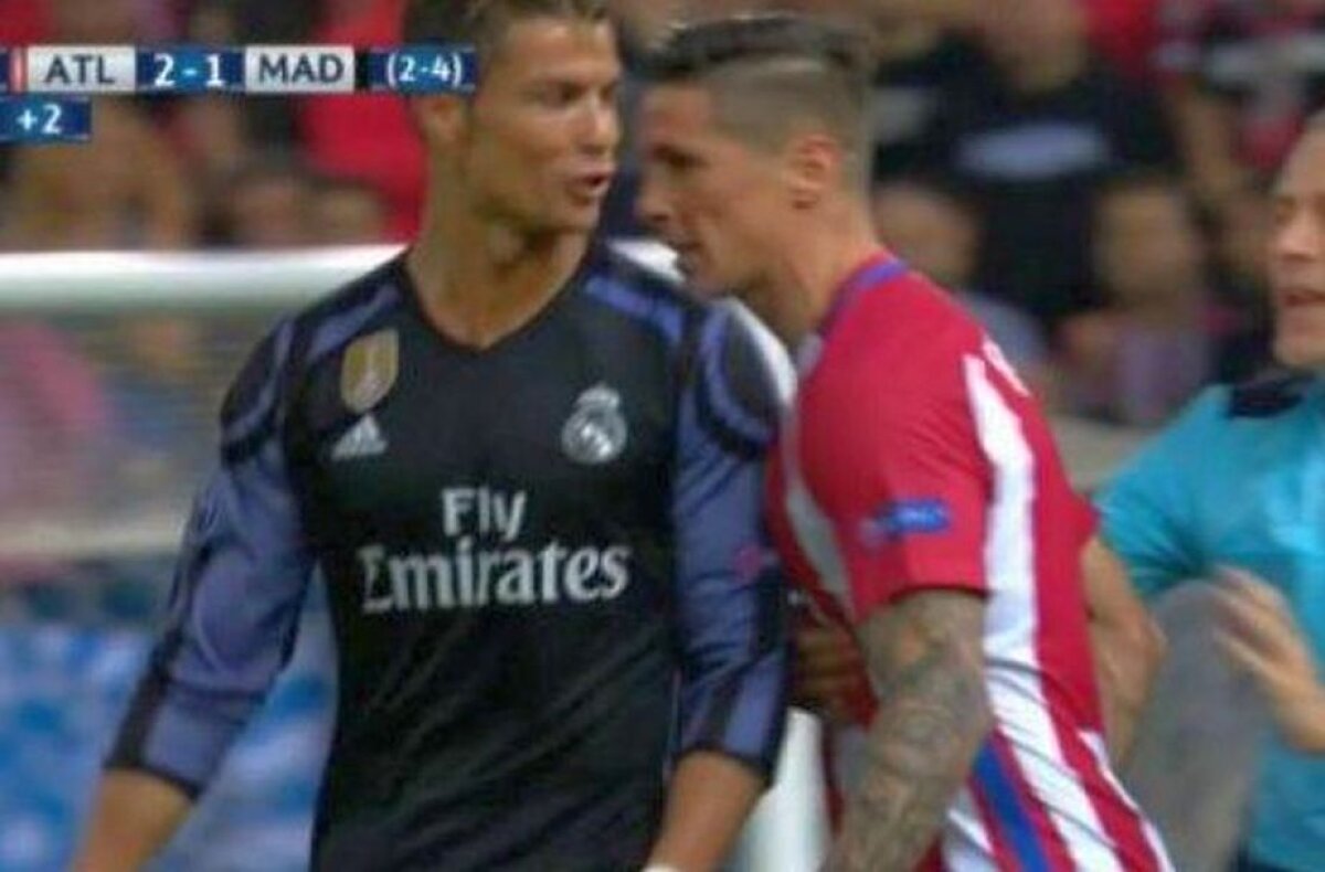 VIDEO Scandal și jigniri între Ronaldo și Torres! Schimb dur de replici: "Clovnule! Fiu de c***ă"