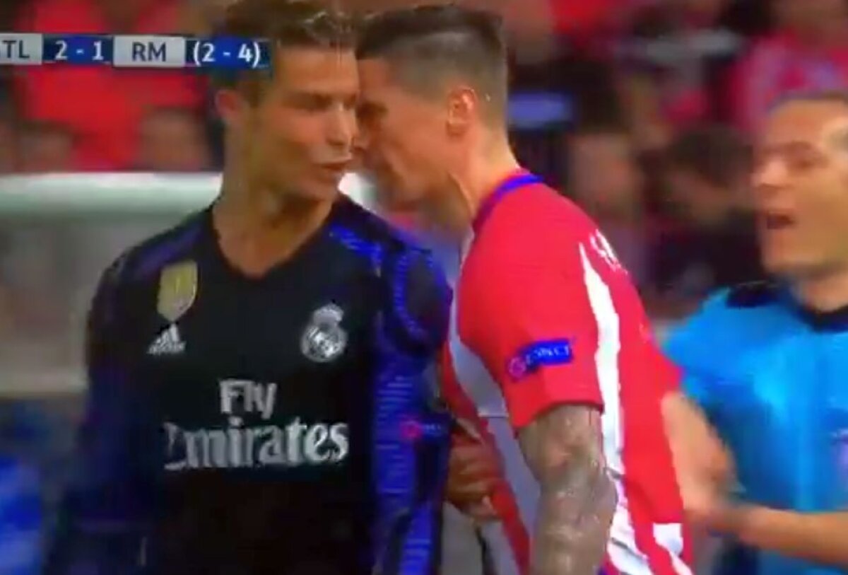 VIDEO Scandal și jigniri între Ronaldo și Torres! Schimb dur de replici: "Clovnule! Fiu de c***ă"