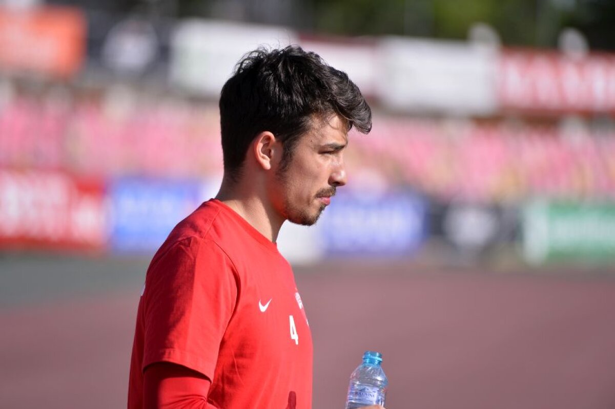 VIDEO+FOTO Omul de bază al lui Dinamo, incert pentru meciul cu Astra: "Vom vedea ce vom face"