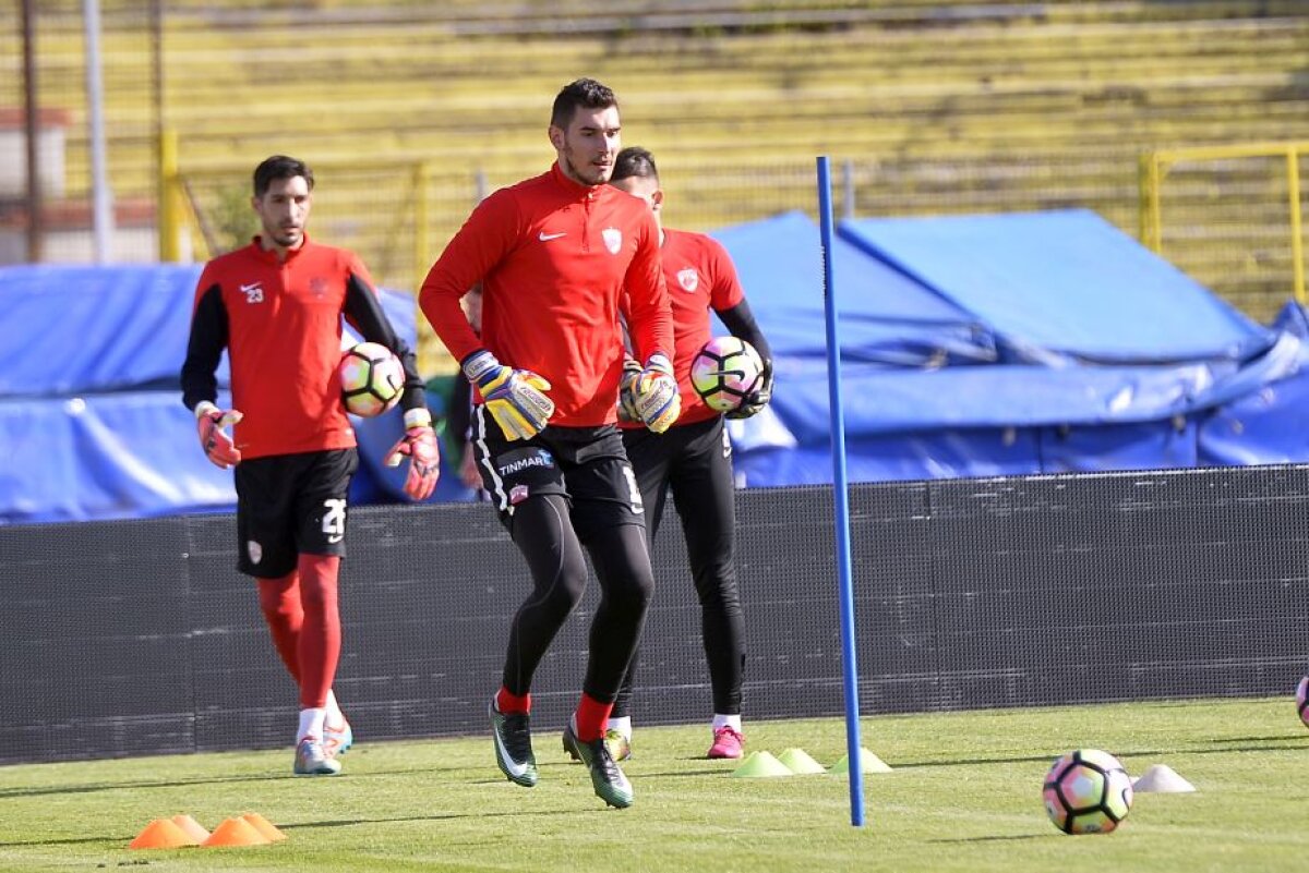 VIDEO+FOTO Omul de bază al lui Dinamo, incert pentru meciul cu Astra: "Vom vedea ce vom face"