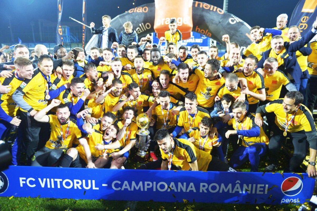 GALERIE FOTO + VIDEO Regele României! Hagi și jucătorii de la Viitorul au făcut show pe teren după ce au câștigat campionatul