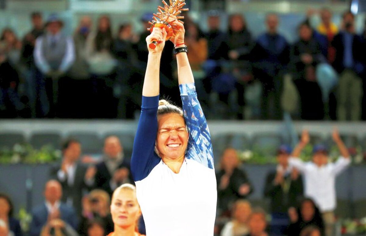 BRAVO, SIMO! Regină la Madrid! Halep își apără trofeul după o finală fulminantă cu Mladenovici