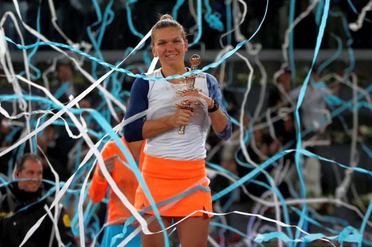 BRAVO, SIMO! Regină la Madrid! Halep își apără trofeul după o finală fulminantă cu Mladenovici