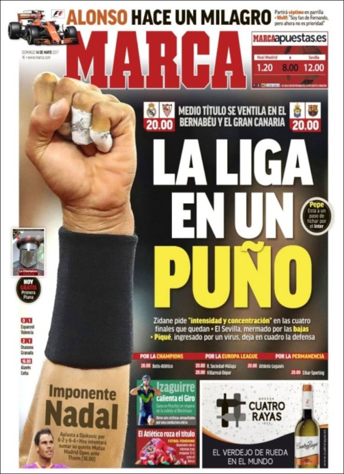 Ce scriu azi ziarele de sport din lume (14 mai 2017)