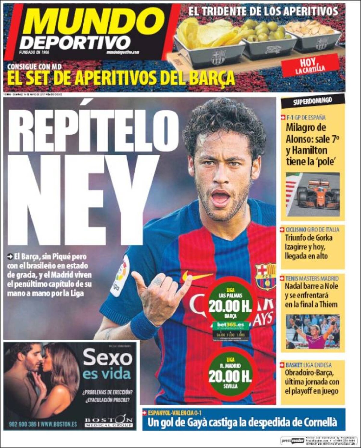 Ce scriu azi ziarele de sport din lume (14 mai 2017)