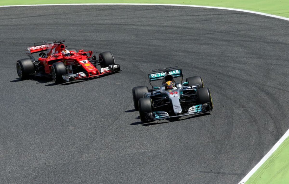 FOTO Spectacol în MP al Spaniei » Hamilton triumfă după un duel la limită cu Vettel! Cum arată clasamentul