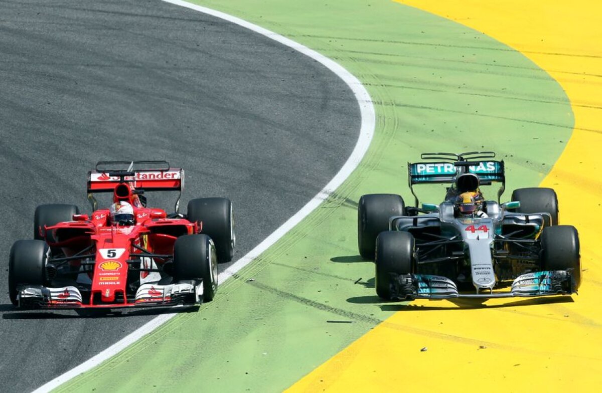 FOTO Spectacol în MP al Spaniei » Hamilton triumfă după un duel la limită cu Vettel! Cum arată clasamentul