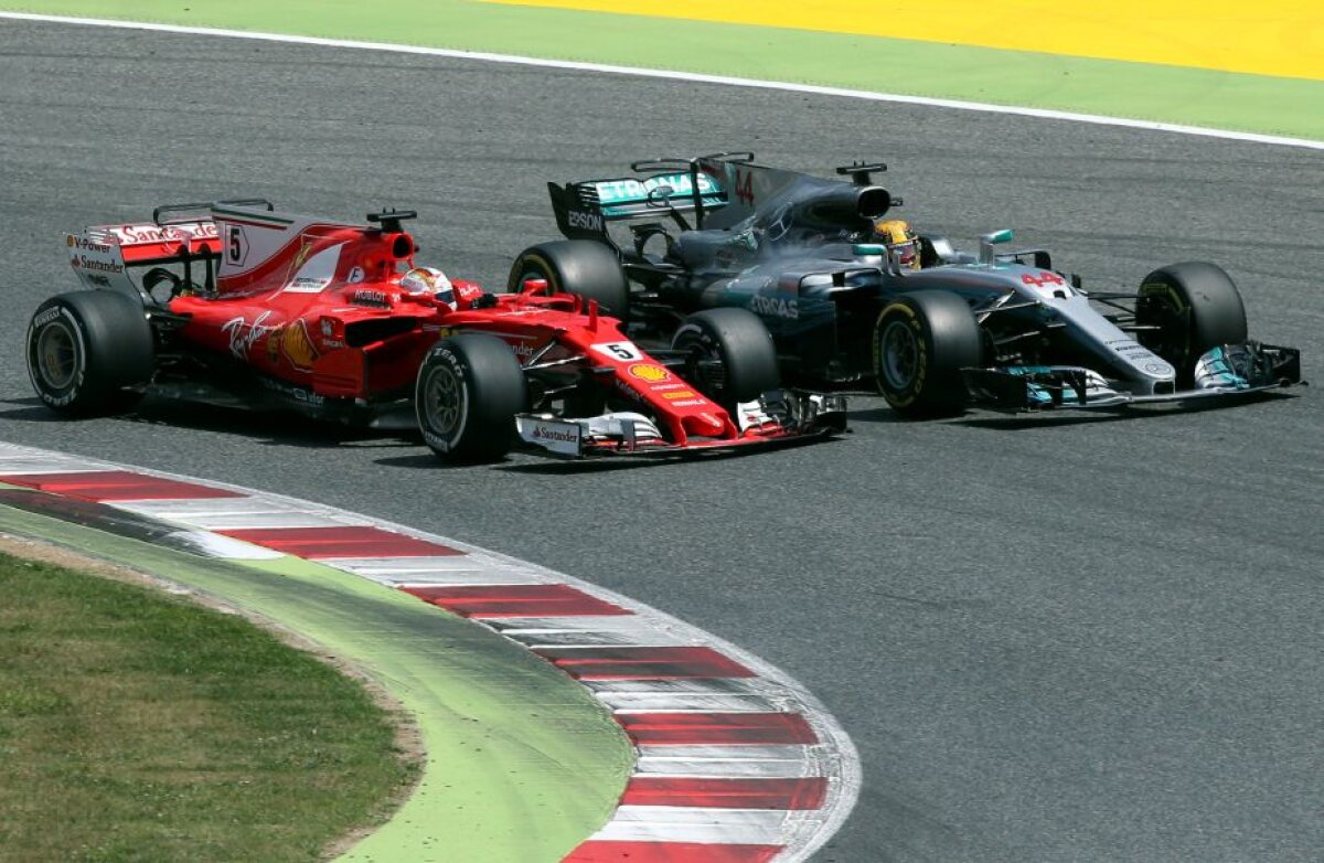 FOTO Spectacol în MP al Spaniei » Hamilton triumfă după un duel la limită cu Vettel! Cum arată clasamentul