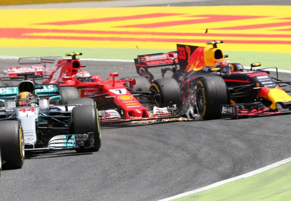 FOTO Spectacol în MP al Spaniei » Hamilton triumfă după un duel la limită cu Vettel! Cum arată clasamentul