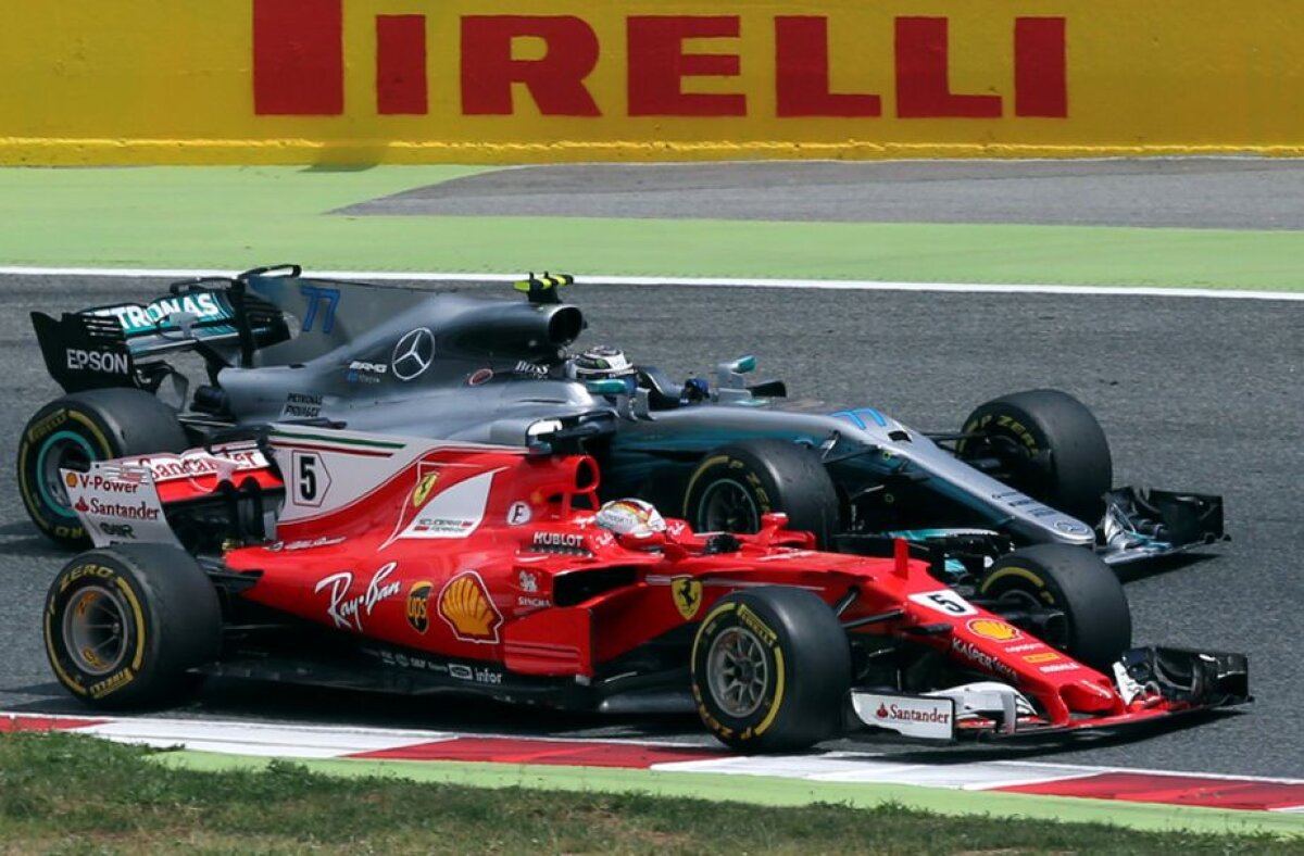FOTO Spectacol în MP al Spaniei » Hamilton triumfă după un duel la limită cu Vettel! Cum arată clasamentul