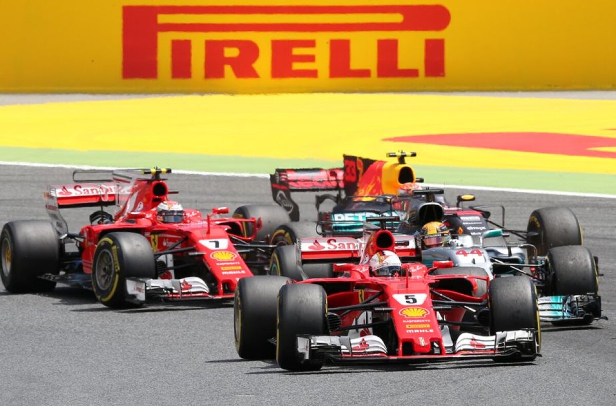 FOTO Spectacol în MP al Spaniei » Hamilton triumfă după un duel la limită cu Vettel! Cum arată clasamentul