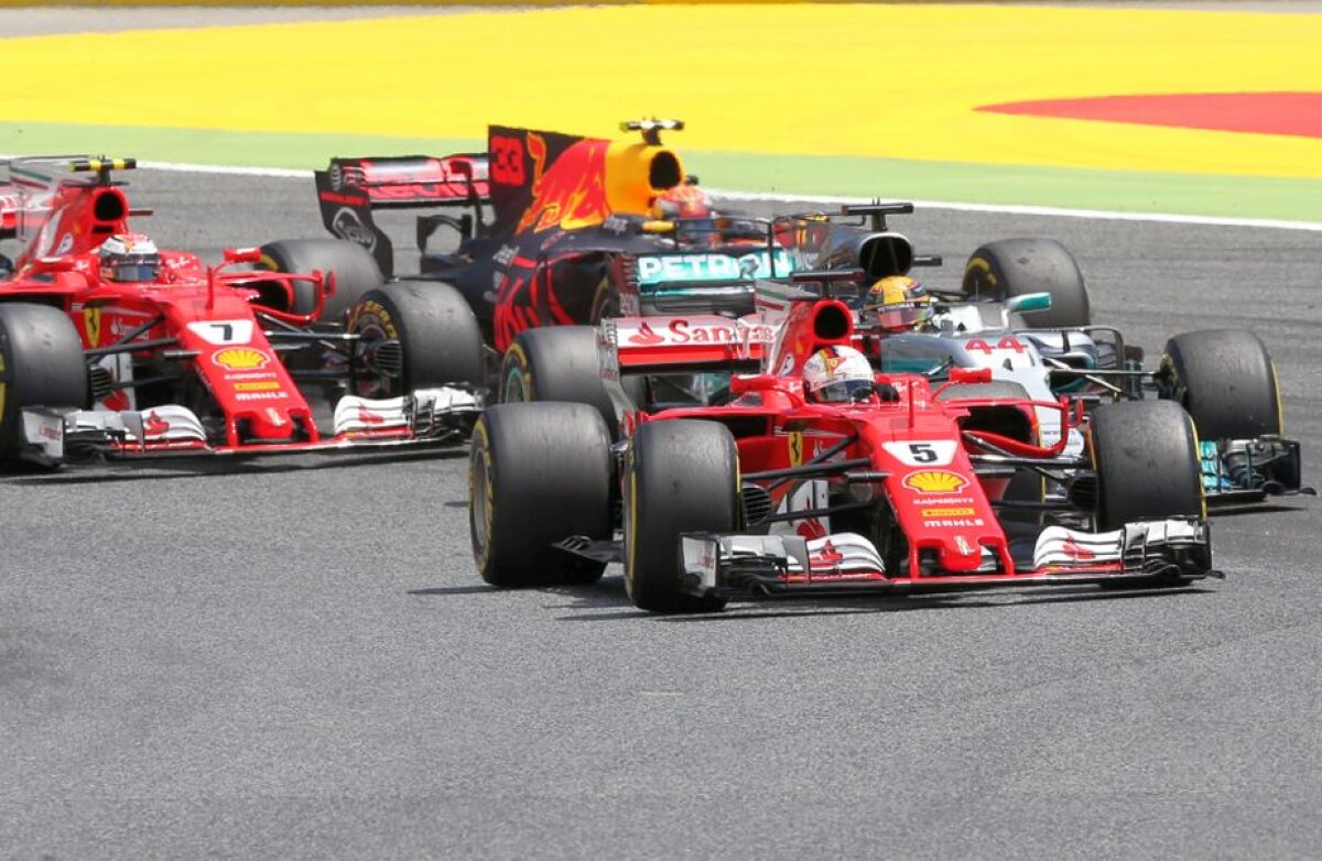 FOTO Spectacol în MP al Spaniei » Hamilton triumfă după un duel la limită cu Vettel! Cum arată clasamentul