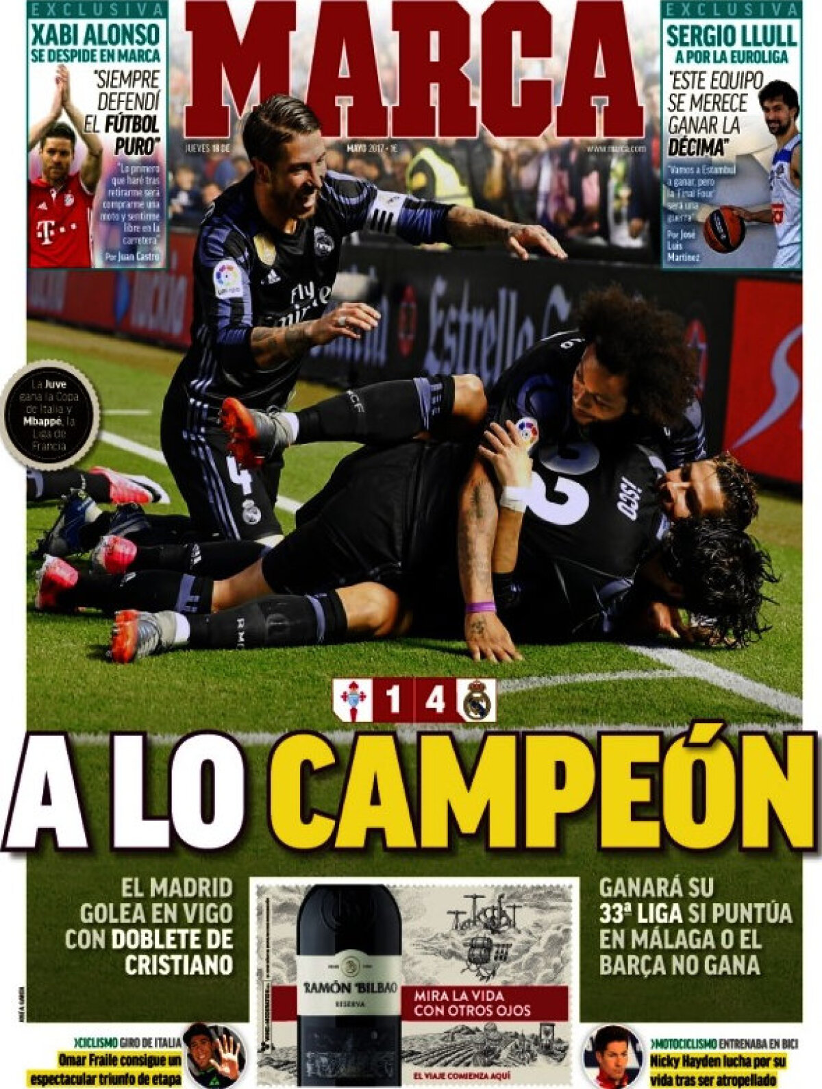 Ce scriu azi ziarele de sport din lume (19 mai 2017)